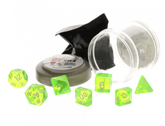 Reaper Dice: Pizza Dungeon Dice Lucky Clear Neon Green 19071